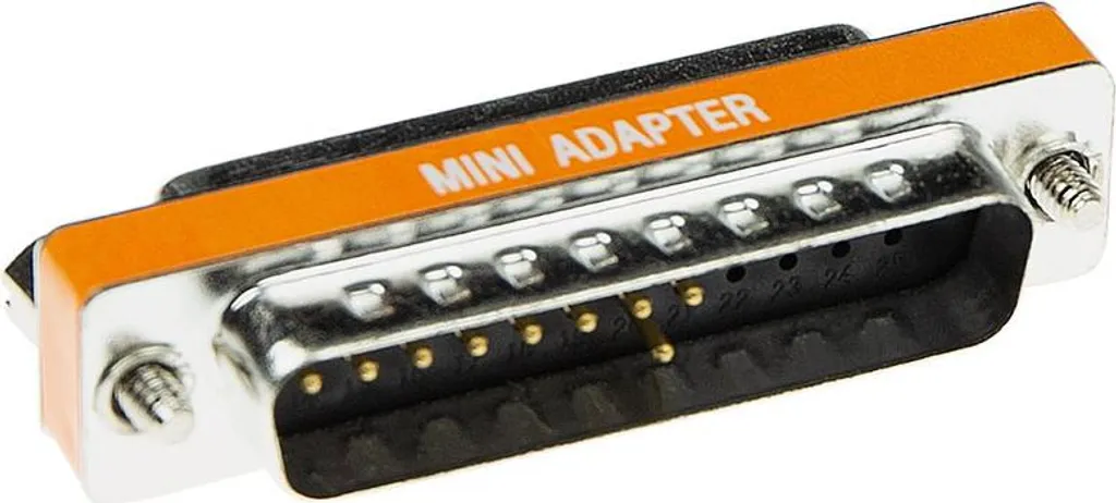 ACT D-sub Zéro Modem Adaptateur DB25 Mâle vers Femelle 25 Pôles