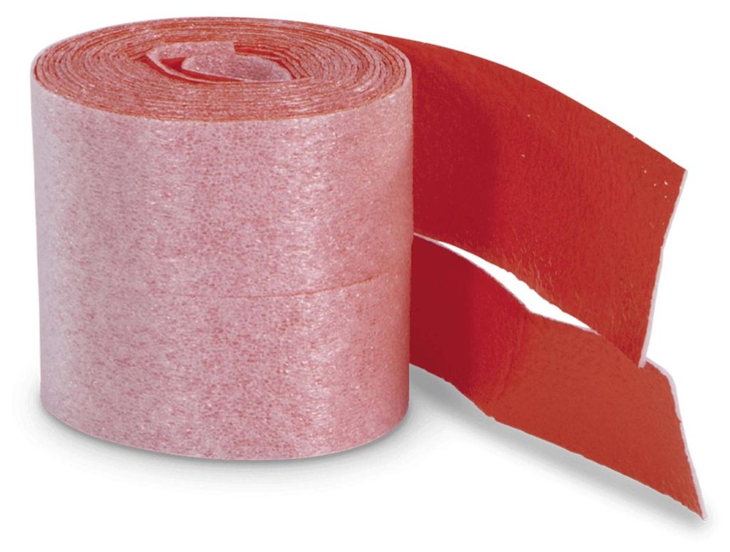 Scorprotect Doppelrolle 2x 5 m PE-Wickelband rot mit Dampfsperre 50 mm x 2 mm