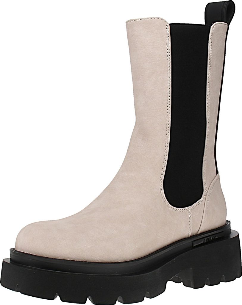 Replay Orphea Chelsea GWLA5 C0003S - Damen Chelsea Boots - 002-Beige, Größe:36 EU