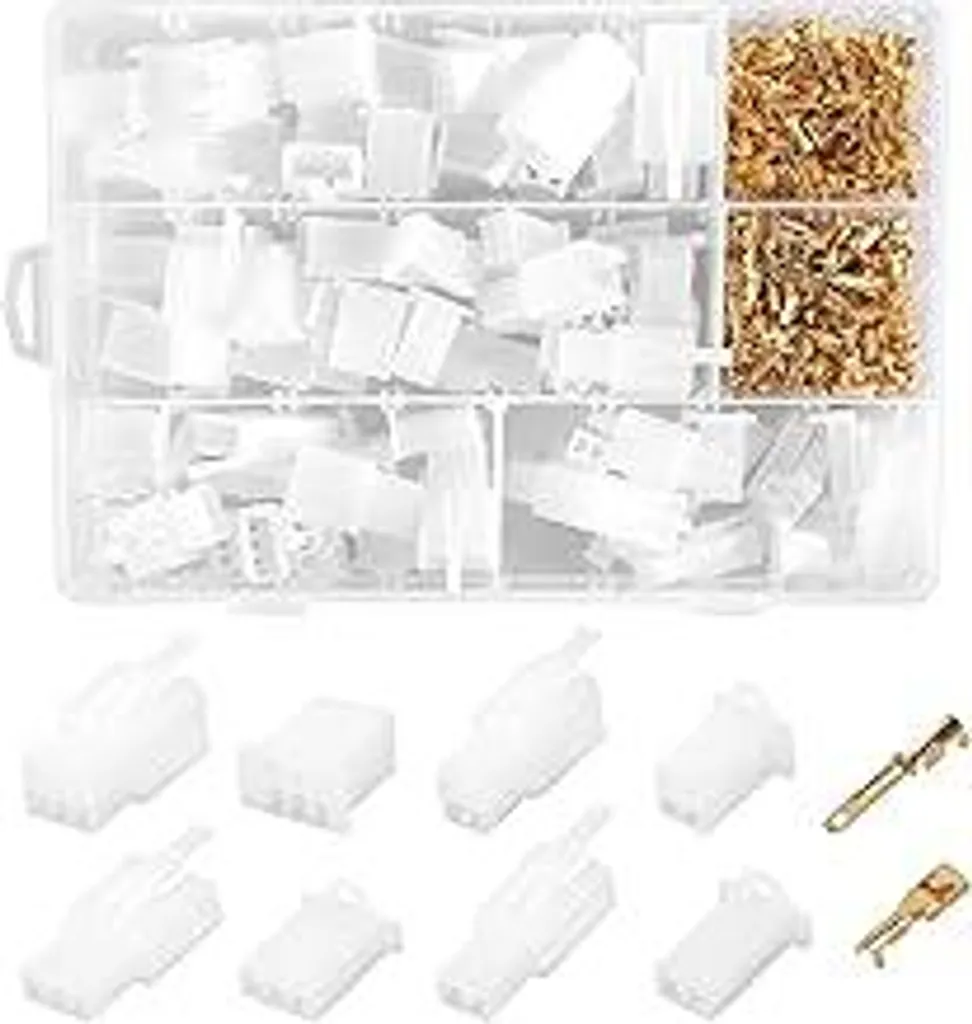 Set Connettori Elettrici 2.8mm per Restauro Moto e Auto - 380 Pezzi