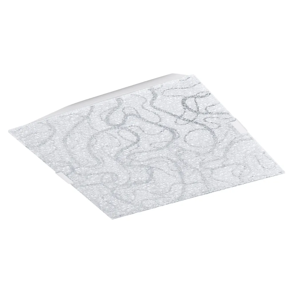 Eglo 93538 Ardales LED 12W | Plafoniera Acciaio Bianco per Interni Moderni