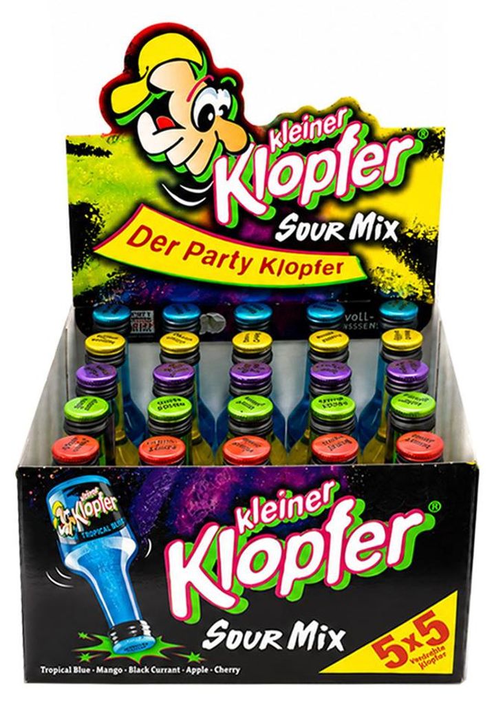Kleiner Klopfer Sour Mix, 15% Vol. 25x 0,02 l Partybox Produktbild 