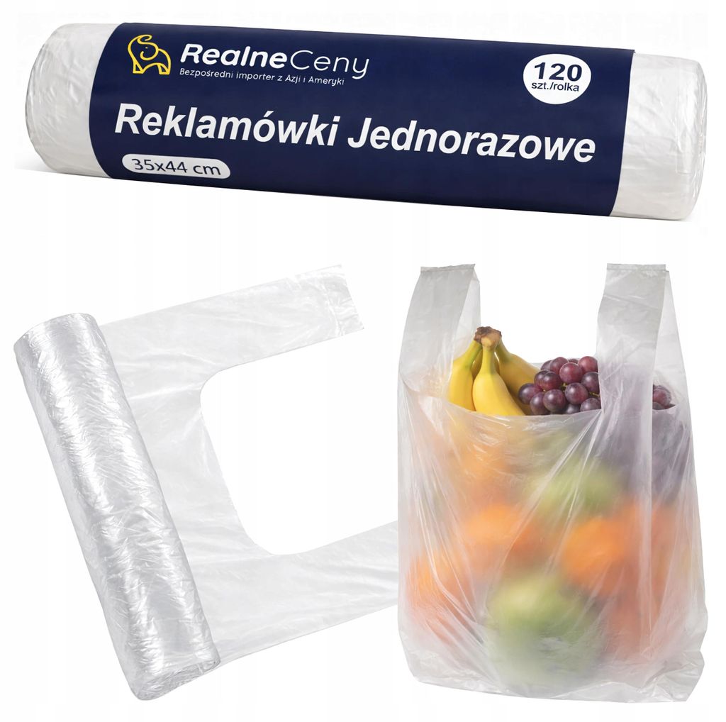 Reklamówki Foliowe Na Rolce – Torebki Jednorazowe – 120 Zdjęcie produktu 