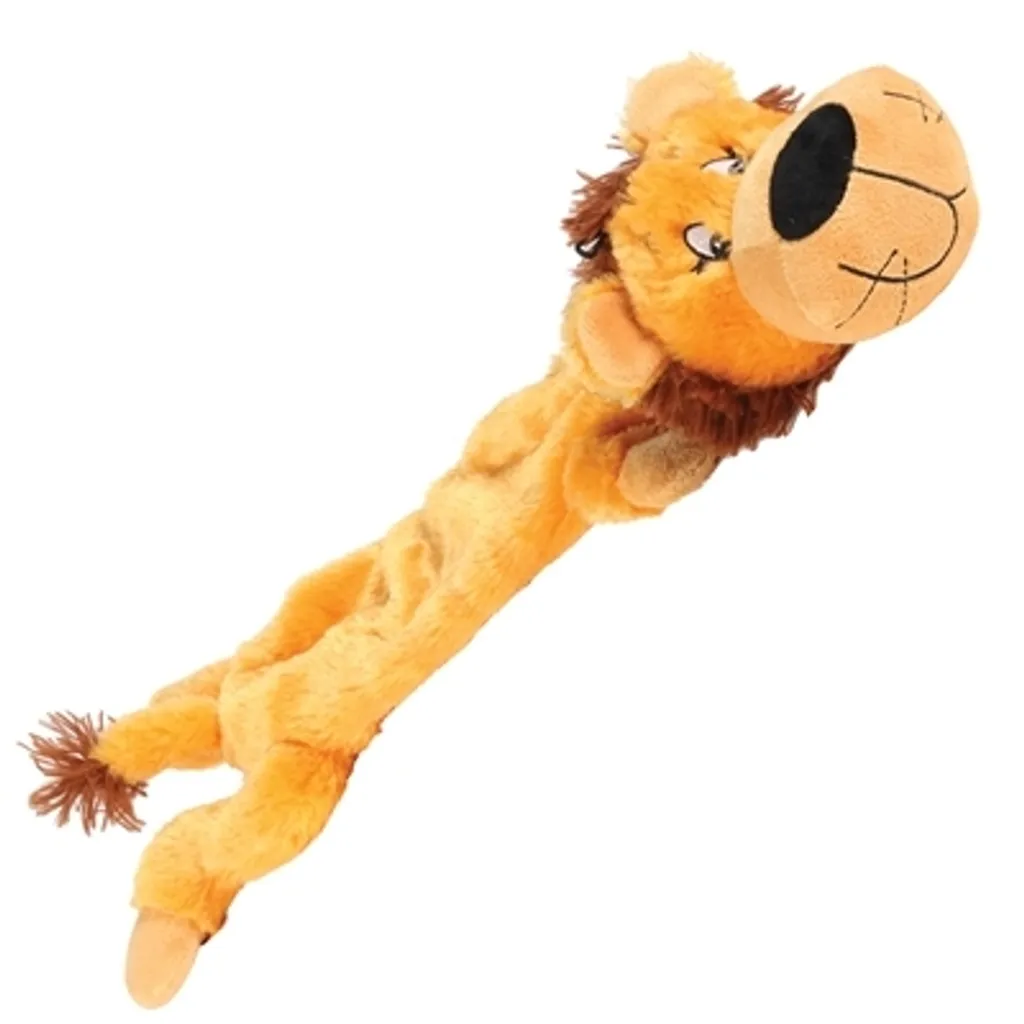 Peluche Lion Happy Pet Wild Crinkler sans Rembourrage et Très Résistante