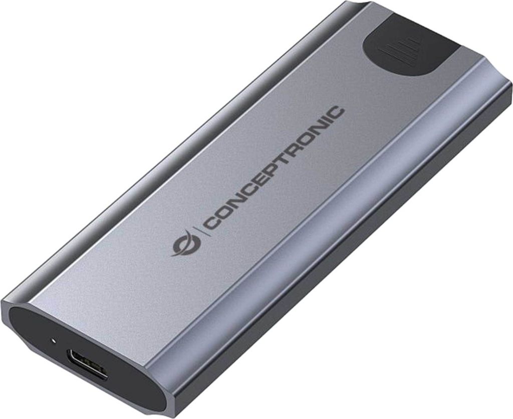 Conceptronic DANTE05G - M.2 Festplattengehäuse - Grau