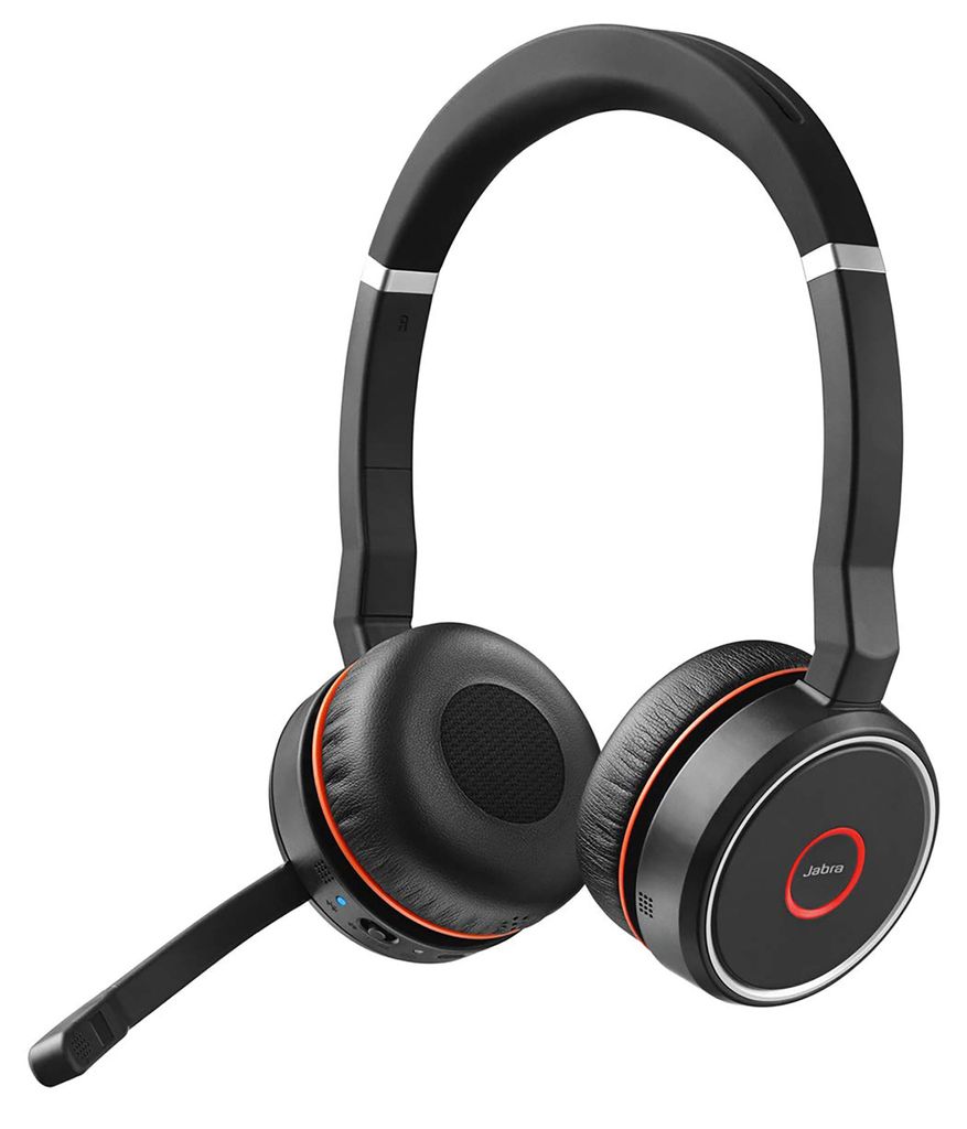 Jabra Evolve 75 MS Stereo - Headset - On-Ear - Bluetooth - Produktbild 