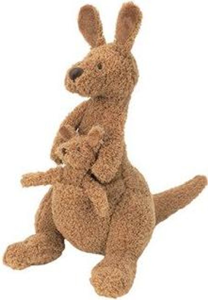 Happy Horse Kuscheltier Känguru Kick 24 cm - braun - Plüsch Baby Stofftier