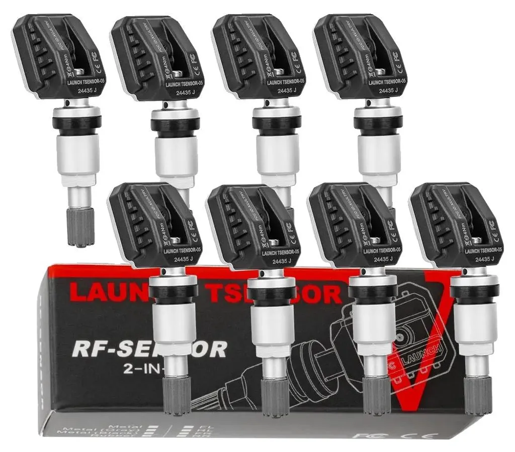 Capteur Pression Pneu Double Fréquence TSENSOR-05N Métal - Lot de 8