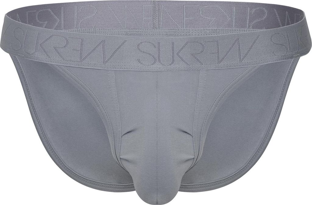 SUKREW - Herren Slip Unterwäsche - Tanga Studio Grey - 1x Größe XL