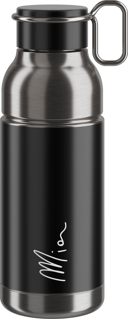 Elite Trinkflasche Mia 650ml, edelstahl/schwarz