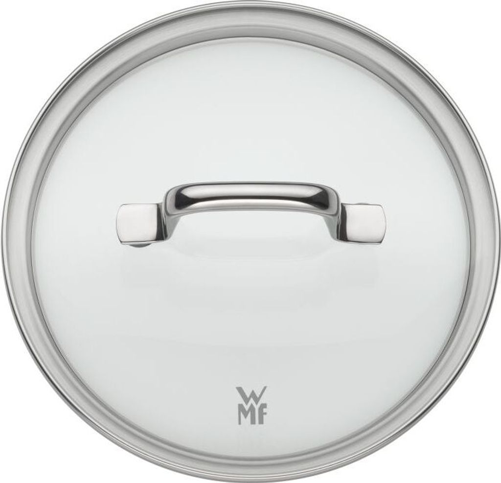 WMF Fusiontec Essential Pentola 24 Cm – 6,4L, Induction, Vetro, Made In Germany, Nero