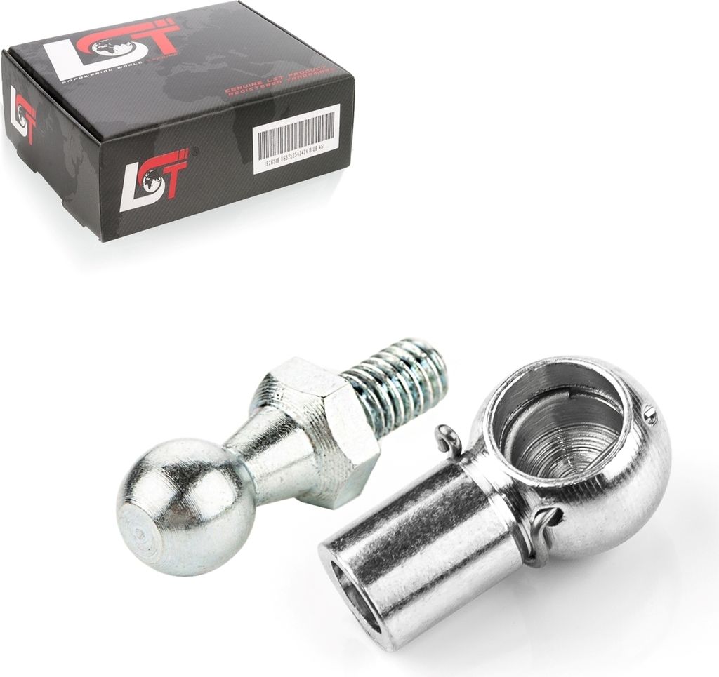Kugelpfanne mit Kugelzapfen M6 10mm für CITROEN PEUGEOT RENAULT DACIA