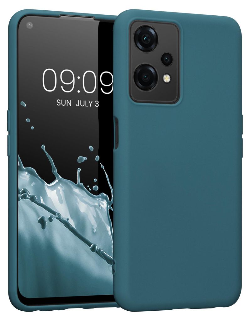 kwmobile Handyhülle für OnePlus Nord CE 2 Lite 5G Hülle - TPU Case - Kabelloses Laden - Schutzhülle Cover in Petrol
