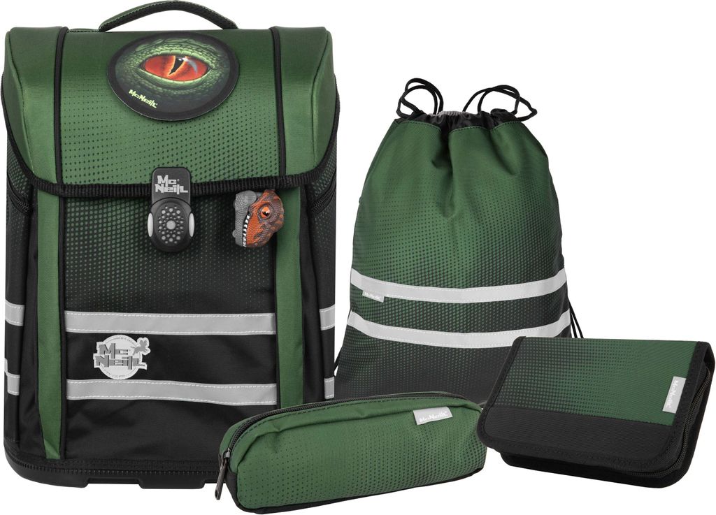 McNeill McNeill Schulranzen-Set PERFECTO 5tlg. - Gradient Grass