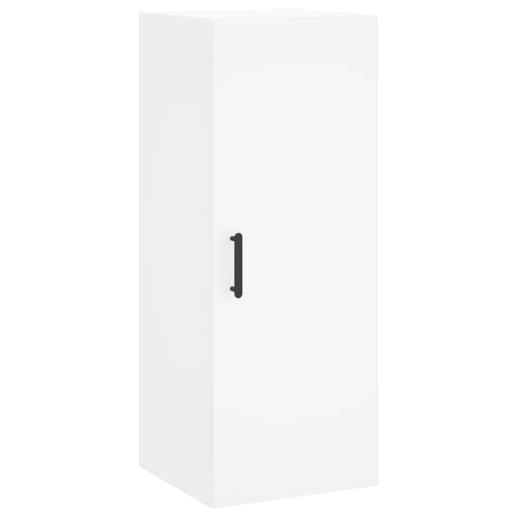 vidaXL Armadio a Muro Bianco 34,5x34x90 cm | Pensile Salvaspazio Casa - 2