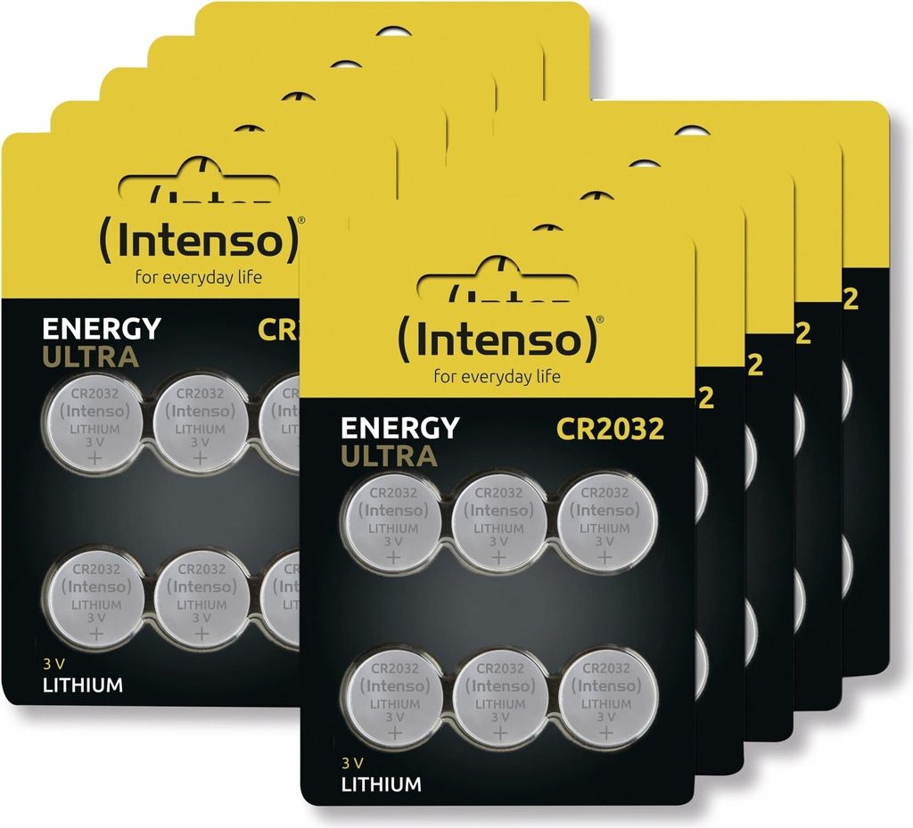 Intenso Lithium Knopfzellen Energy Ultra CR 2032 60er Pack, Obrázok produktu 