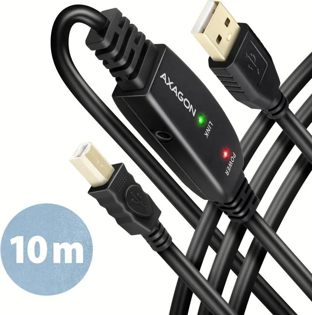 Fornitura Cavi USB Attivi 10m AXAGON ADR-210B per Aziende e Professionisti