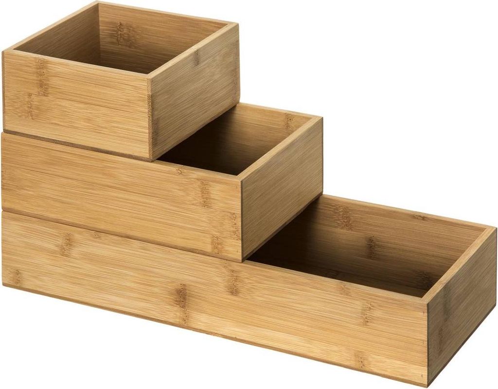 Schubladenfächer 3-teilig Five® - Holz - Stapelbar Produktbild 