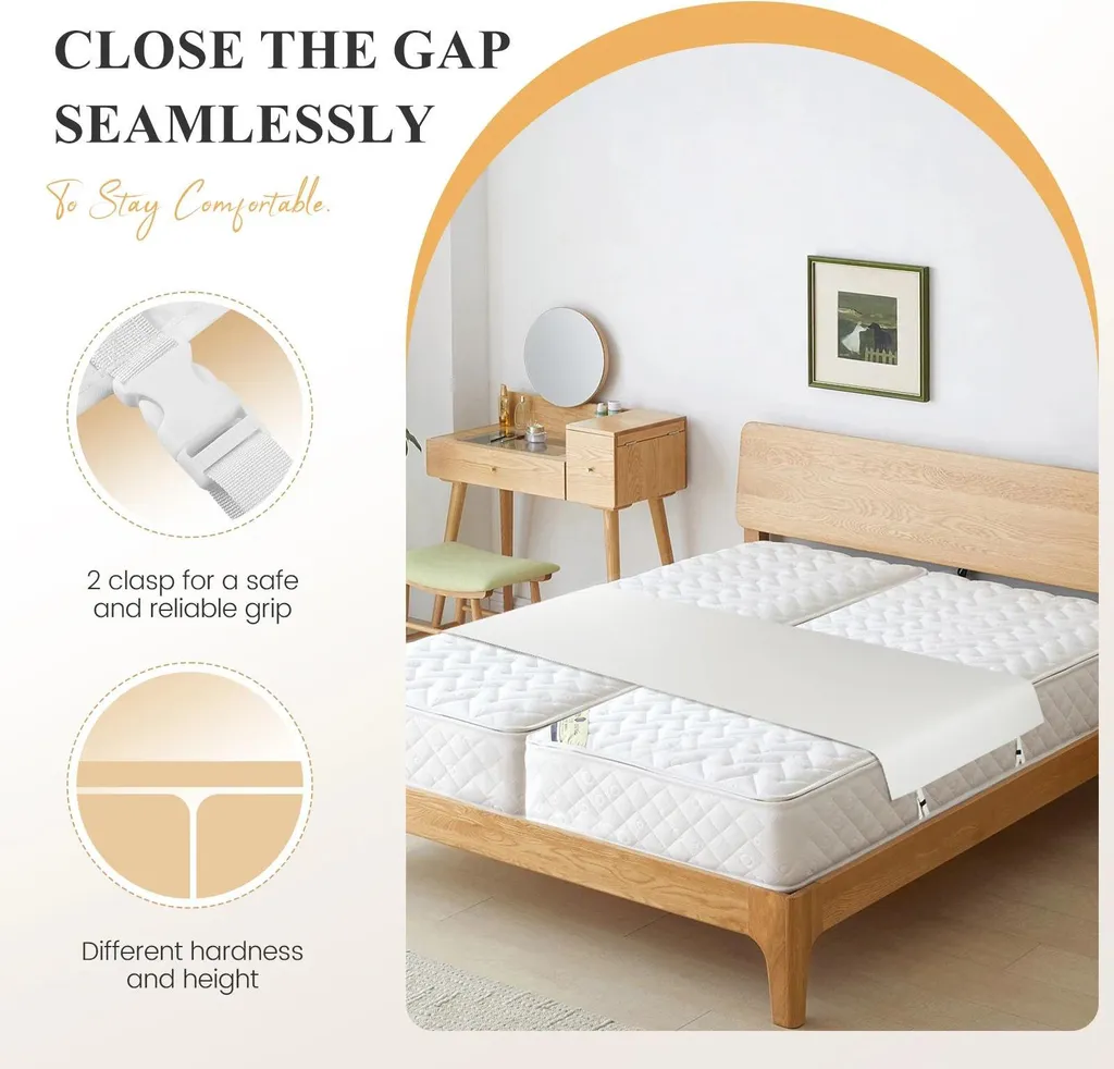 Connettore Materassi Singoli 230cm | Kit Unisci Materassi Antiscivolo - 2