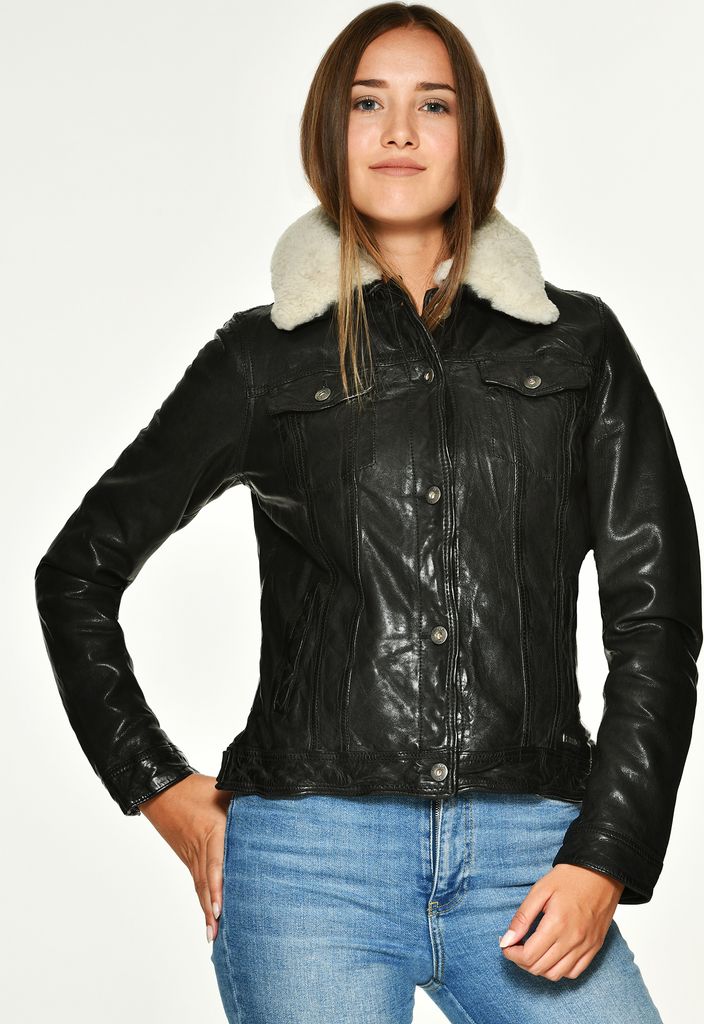 Mustang Lederjacke Jenny RF Damen black XS