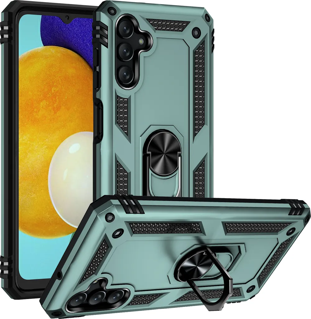 Cover Robusta Samsung A04S/A13 5G - Doppio Strato Anti-Urto Verde