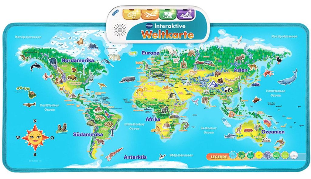 Vtech Interaktive Weltkarte Produktbild 