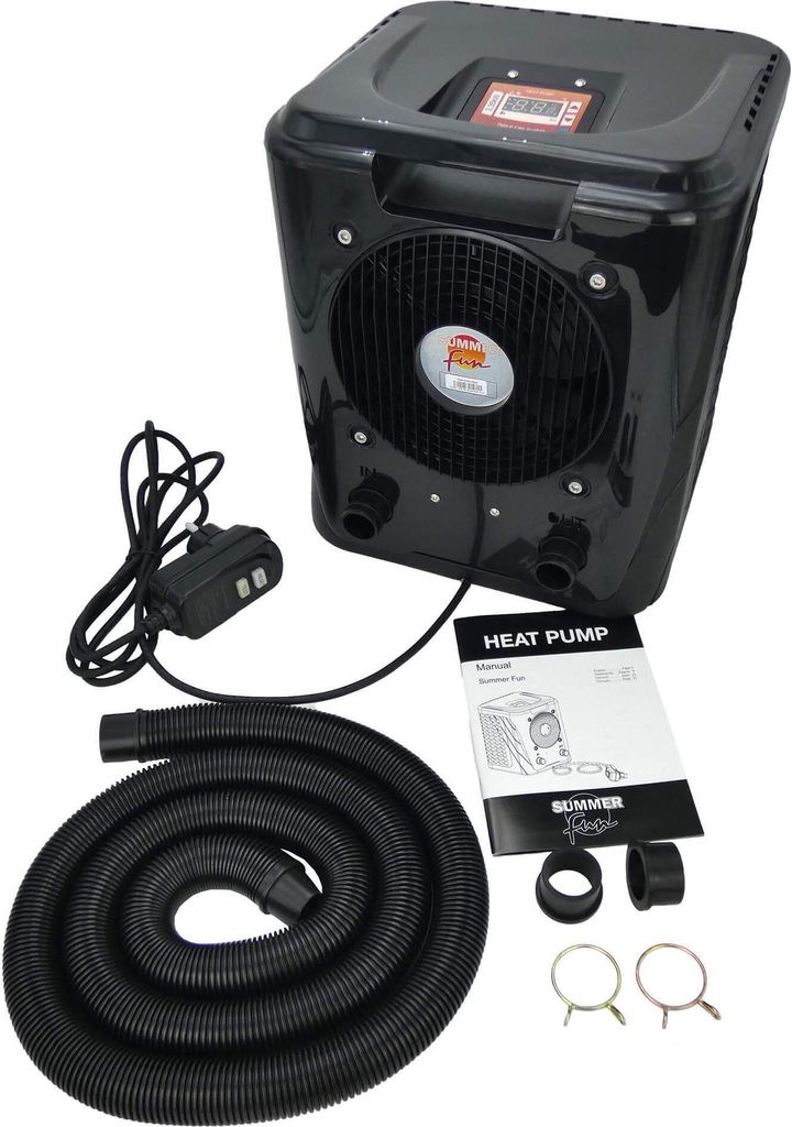 Pompe à chaleur de piscine 5kw noir - Edg - 107845 - summer Image du produit 