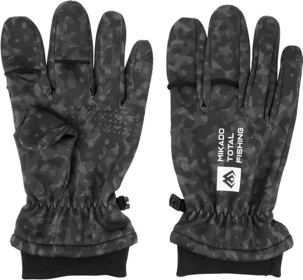 Évitez les Glissements avec les Gants de Pêche Mikado Total Fishing XL