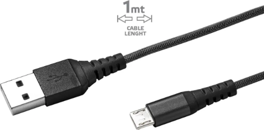 Cavo USB Celly 2 Metri, MicroUSB, Ricarica Veloce 2.1A E Trasferimento Dati, Compatibile Con Smartphone E Tablet - 4