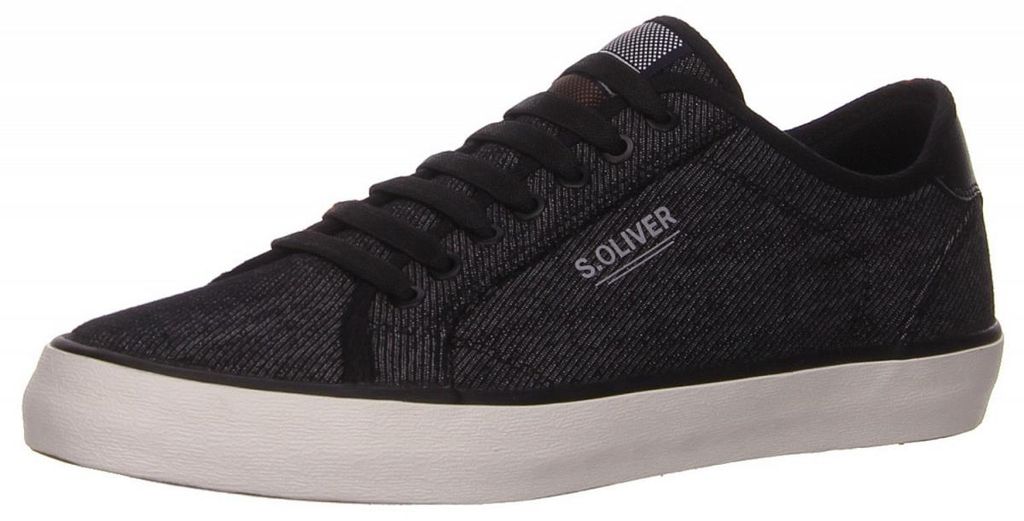 s.Oliver he.-slipper Schnürer schwarz kombi. in Gr. 40