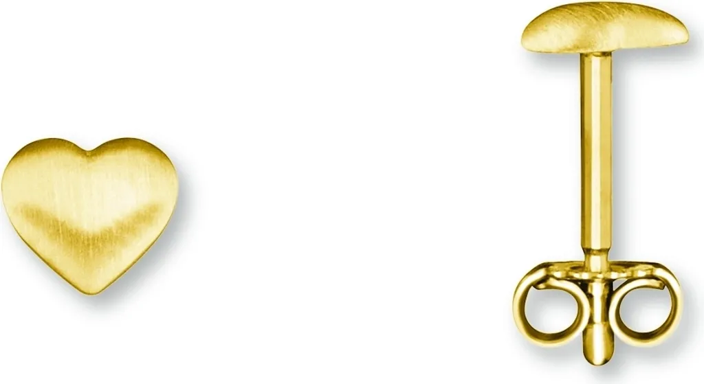 Offerta Orecchini Cuore Oro 333 Giallo | Gioielleria Online Prezzi Bassi