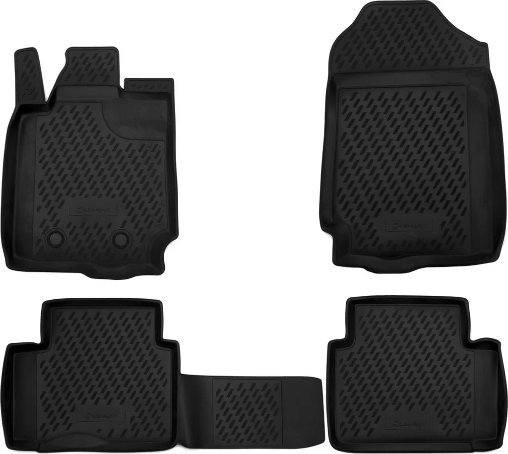 Set Tappetini Gomma ELEMENT 3D per FORD Ranger (2011-2022) - 4 Pezzi - 1