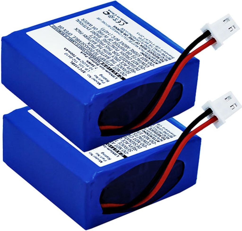 subtel 2x Akku für Zahlungsterminal / POS Kompatibel mit Safescan 155i, 135i, 145ix, 112-0410 - (700mAh, 10.8V)