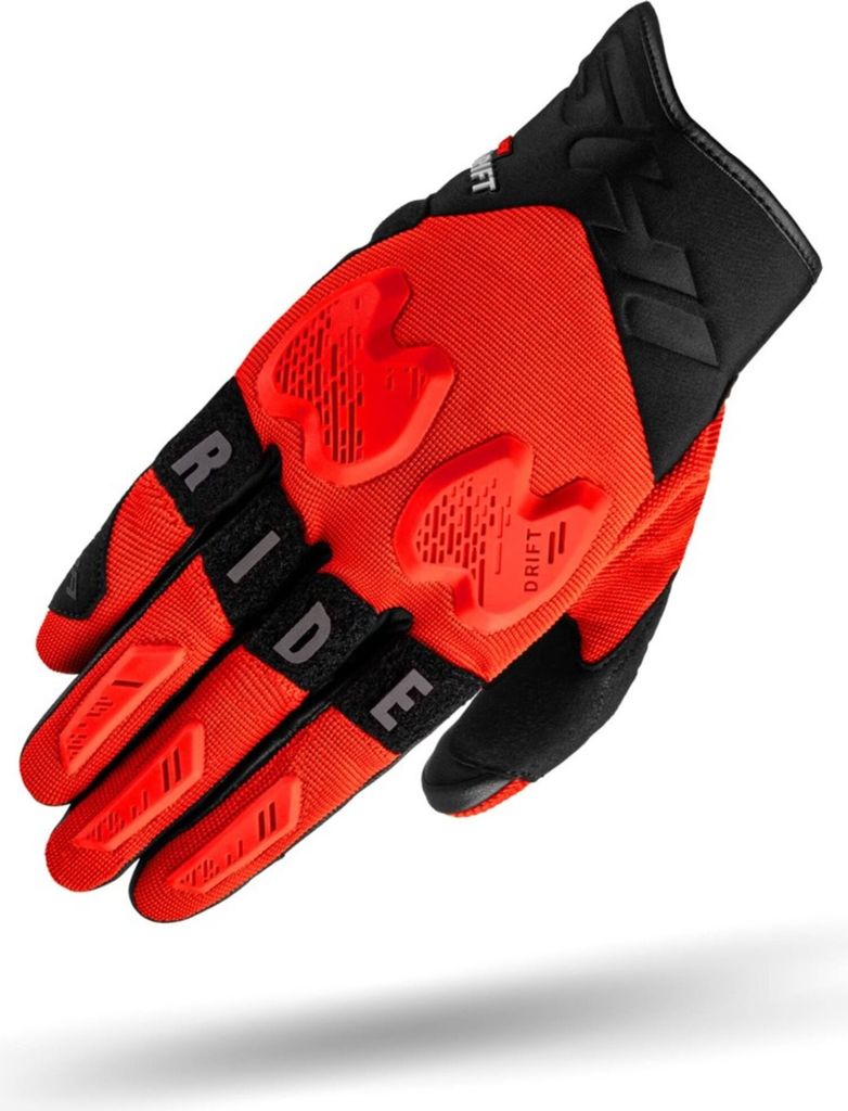 SHIMA Drift Motorrad Handschuhe, rot/schwarz, M