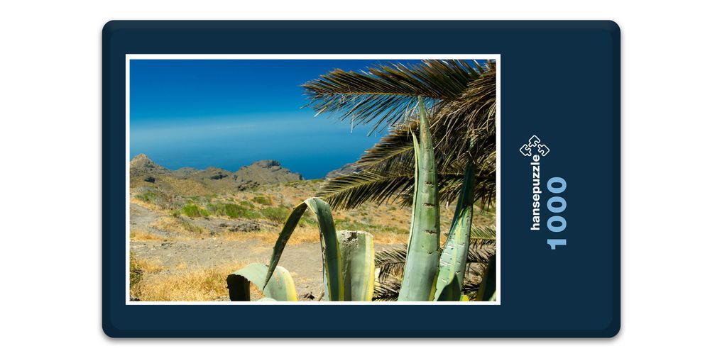 hansepuzzle 14466 - Teneriffa Puzzle, 1000 Teile, Natur, 60,0 x 46,0cm mit hochwertiger Aufbewahrung, Kartonbox und wiederverschließbarem Beutel