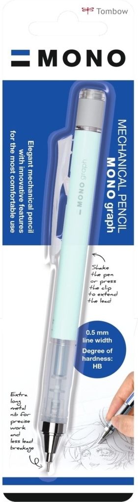 Druckbleistift Mono graph 0,5mm minzgrün Blister Packung mit 5 Stück