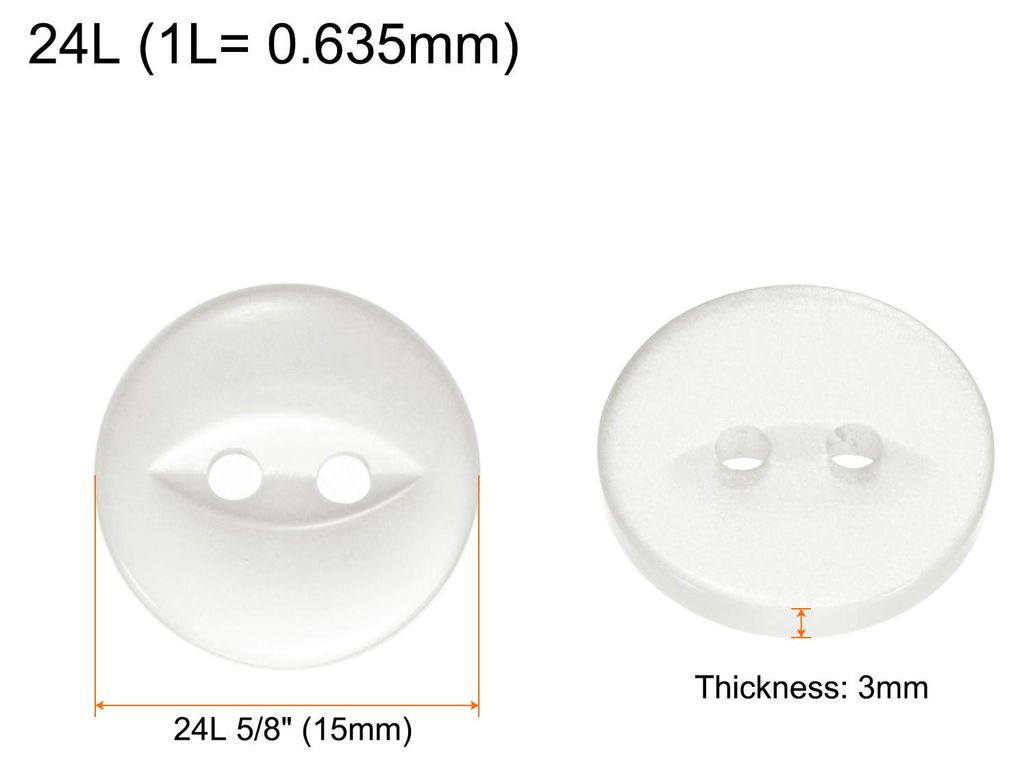 50 Stš¹ck Kn?pfe 15 mm Harzkn?pfe 2 L?cher Rund Bastelkn?pfe Kinderkn?pfe Klein Babykn?pfe N?hen Mini Buttons zum Ann?hen T-Shirt Kleidung Scrapb...