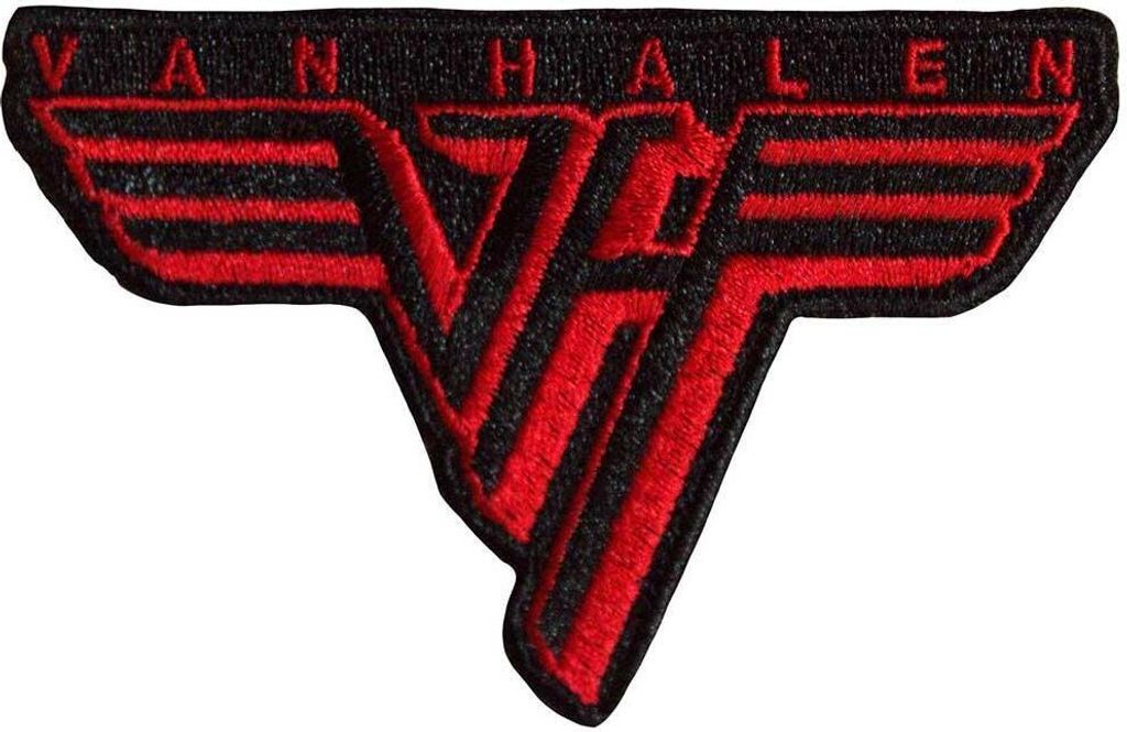 Van Halen - Logo - Aufnäher zum Aufbügeln, gewebter Stoff Produktbild 
