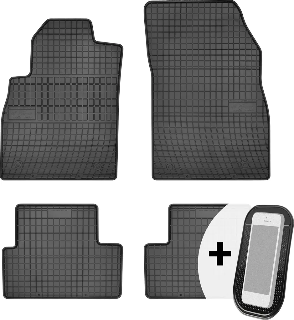 Tappetini in gomma per auto Tappetini per auto con montaggio preciso Set di 4 pezzi - adatto per Infiniti Q30 2015-2019