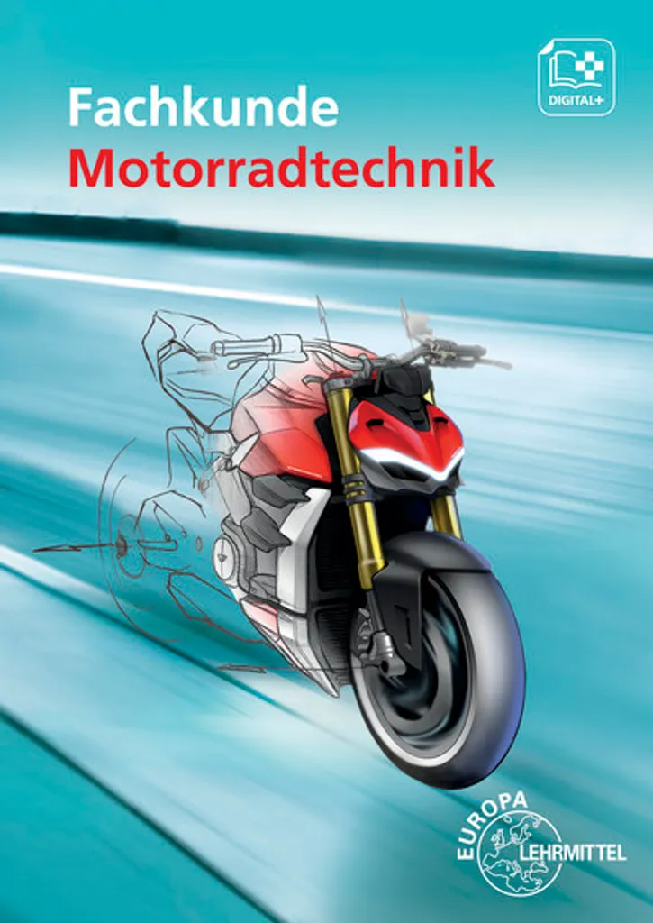 Fachkunde Motorradtechnik avec schémas détaillés et théorie avancée
