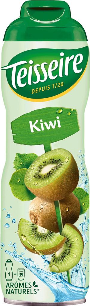 Teisseire Getränke-Sirup Kiwi 600ml - Intensiv im Geschmack (1er Pack)