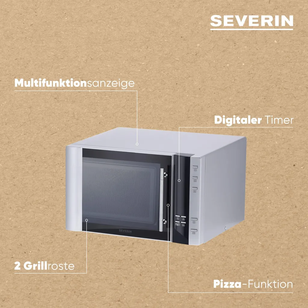 Four micro-ondes grill 30L Severin : l'appareil de cuisson idéal - 10