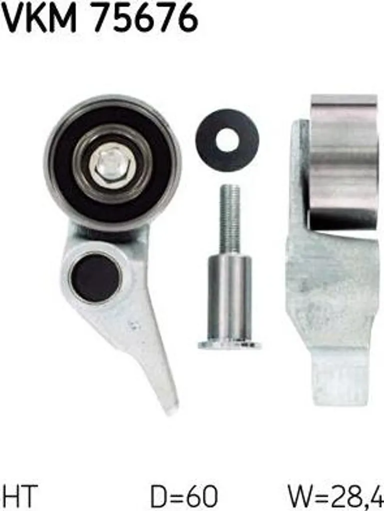 Galet tendeur haute résistance SKF VKM 75676 pour moteur Mitsubishi OE