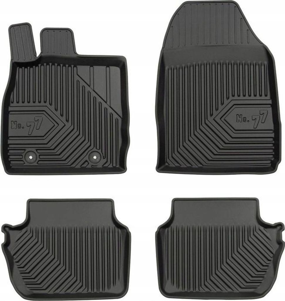 Gummimatten Ford Fiesta Mk7 2008-2012 Kofferraum 77