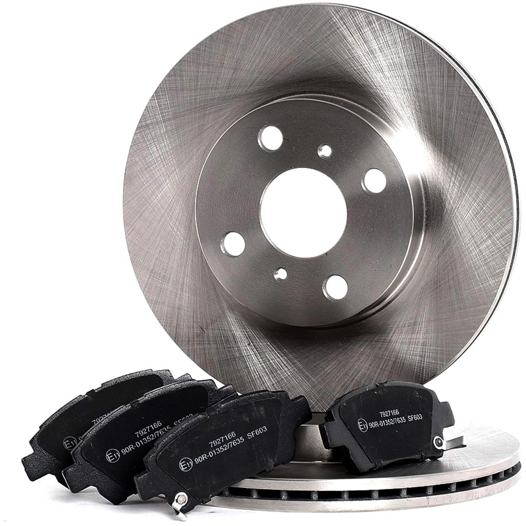 STARK Bremsen Set Vorne Bremsscheiben und Beläge für RENAULT SCÉNIC II (JM0/1) 255mm