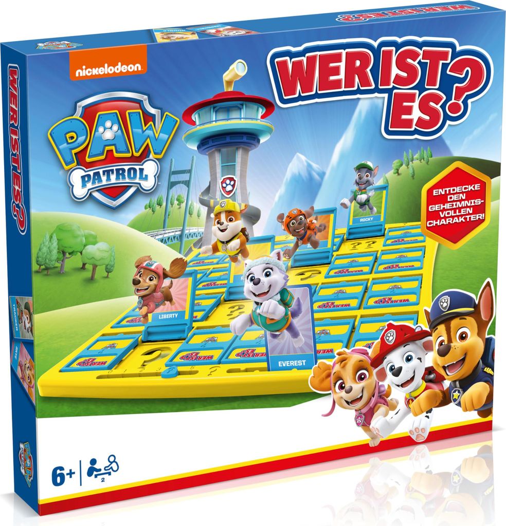 Wer ist es? - Paw Patrol Gesellschaftsspiel Spiel Produktbild 