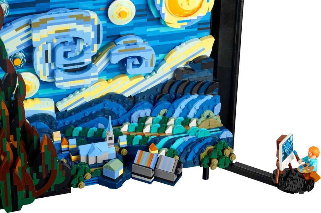LEGO® Ideas 21333 Vincent van Gogh - Gwiaździsta noc Zdjęcie produktu 9