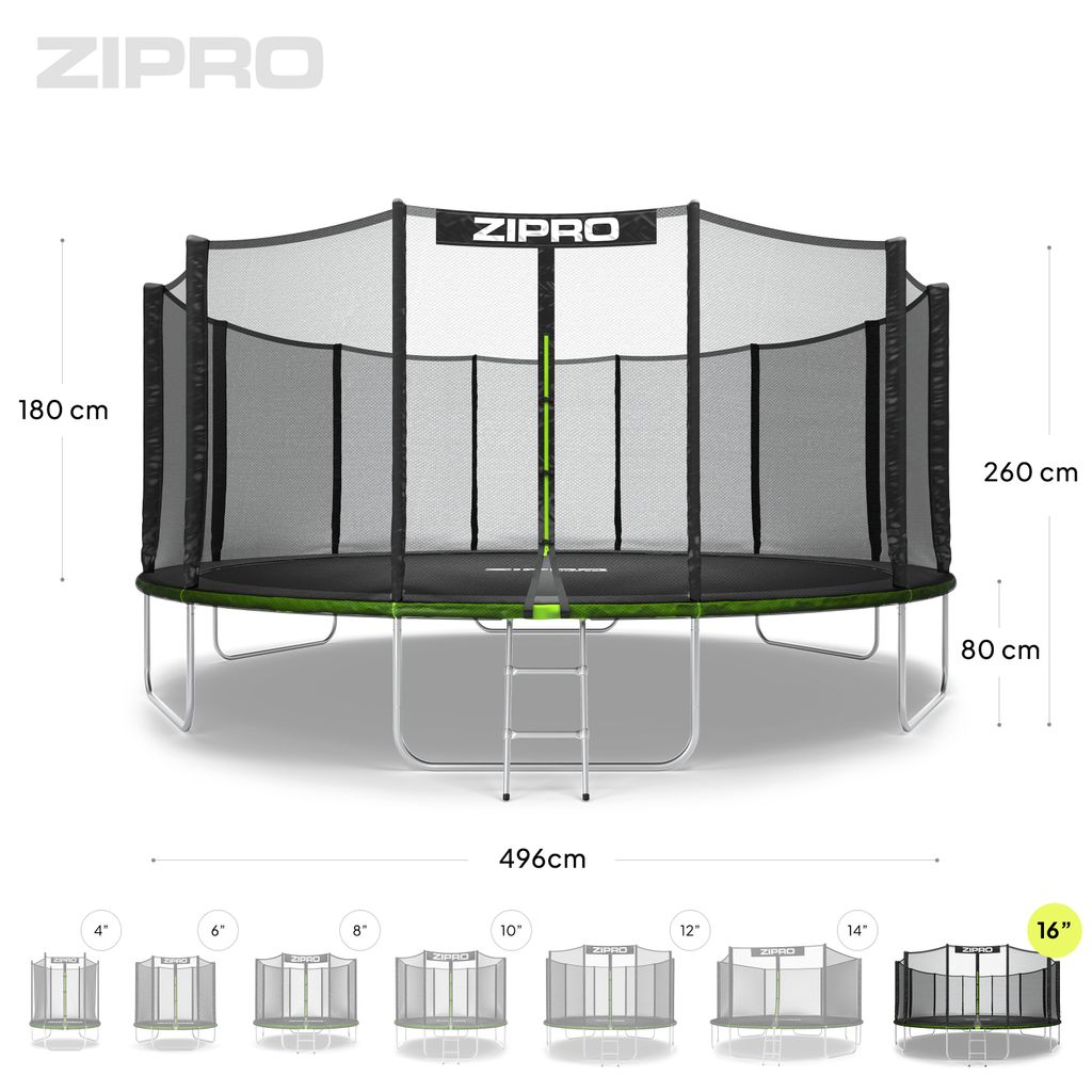ZIPRO Jump Pro Out 16FT 496cm trampolína zahradní Obrázek produktu 3