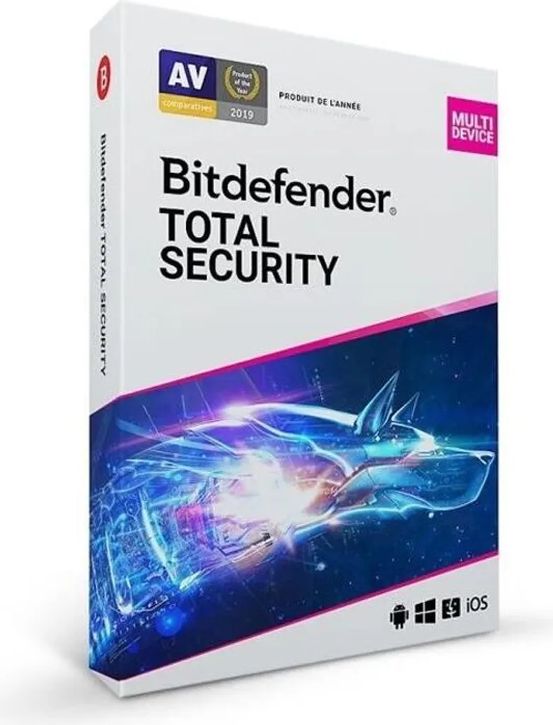 Bitdefender Total Security 2021 | Suite antivirus 5 appareils 1 an