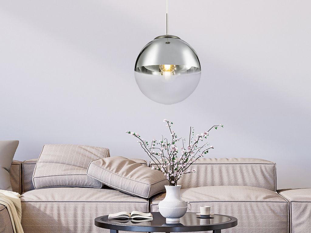 1-flammige LED Glaskugel Bubblelampe, Küchenlampen hängend für über Esstisch